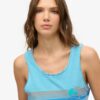 Outdoor-Tanktop mit Streifen und U-Ausschnitt