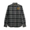 Overshirt mit Karomuster und Stickerei Overshirt mit Karomuster und Stickerei