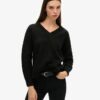 Oversize-Pullover mit V-Ausschnitt
