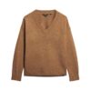 Oversize-Pullover mit V-Ausschnitt