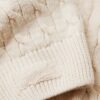 Oversized-Pullover mit V-Ausschnitt und Zopfmuster Oversized-Pullover mit V-Ausschnitt und Zopfmuster