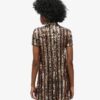 Pailletten-T-Shirt-Mini-Kleid Pailletten-T-Shirt-Mini-Kleid