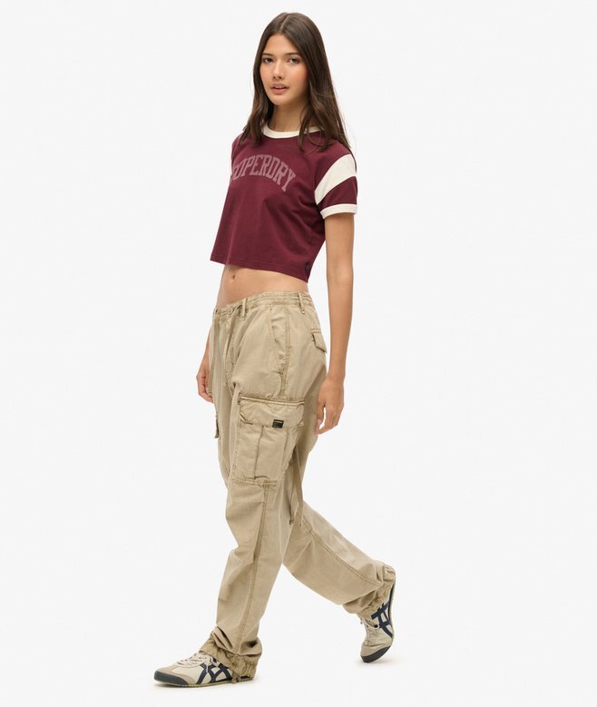 Para-Cargohose mit niedriger Leibhöhe Para-Cargohose mit niedriger Leibhöhe