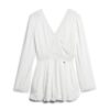 Playsuit mit ausgestellten Ärmeln und Cut-outs