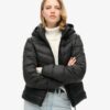 Quilted Fuji-Jacke mit Kapuze Quilted Fuji-Jacke mit Kapuze