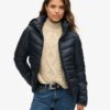 Quilted Fuji-Jacke mit Kapuze
