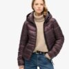 Quilted Fuji-Jacke mit Kapuze