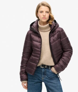 Quilted Fuji-Jacke mit Kapuze