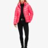 Quilted Fuji-Jacke mit Kapuze Quilted Fuji-Jacke mit Kapuze