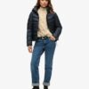Quilted Fuji-Jacke mit Kapuze