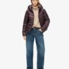 Quilted Fuji-Jacke mit Kapuze