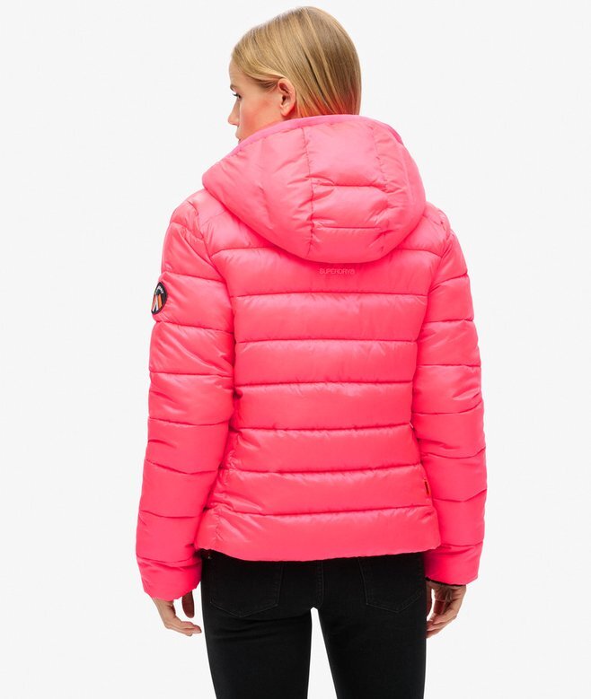Quilted Fuji-Jacke mit Kapuze Quilted Fuji-Jacke mit Kapuze