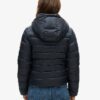Quilted Fuji-Jacke mit Kapuze