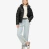Quilted Fuji-Jacke mit Kapuze Quilted Fuji-Jacke mit Kapuze