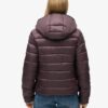 Quilted Fuji-Jacke mit Kapuze