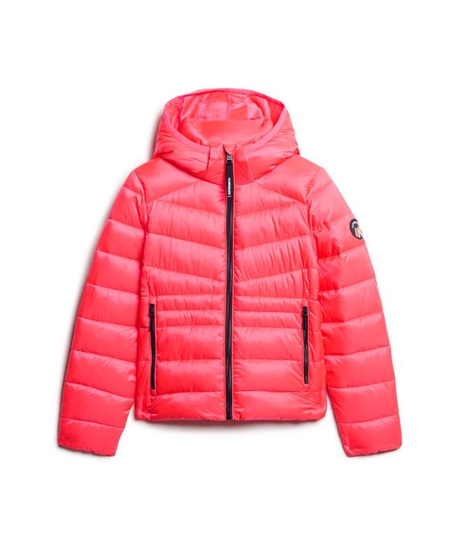 Quilted Fuji-Jacke mit Kapuze Quilted Fuji-Jacke mit Kapuze
