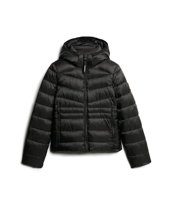 Quilted Fuji-Jacke mit Kapuze Quilted Fuji-Jacke mit Kapuze