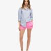 Racer-Shorts mit Sportwappen