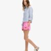 Racer-Shorts mit Sportwappen
