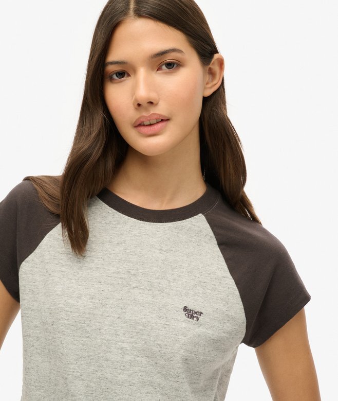 Raglan-T-Shirt aus Organic Cotton mit Essential-Logo Raglan-T-Shirt aus Organic Cotton mit Essential-Logo