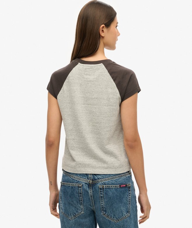 Raglan-T-Shirt aus Organic Cotton mit Essential-Logo Raglan-T-Shirt aus Organic Cotton mit Essential-Logo