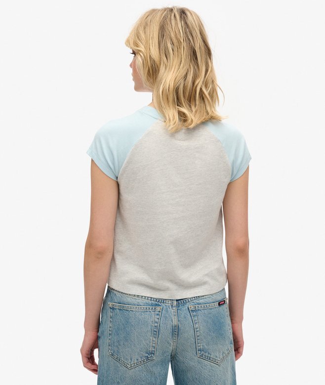 Raglan-T-Shirt aus Organic Cotton mit Essential-Logo Raglan-T-Shirt aus Organic Cotton mit Essential-Logo