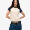 Raglan-T-Shirt aus Organic Cotton mit Logo