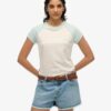 Raglan-T-Shirt aus Organic Cotton mit Logo