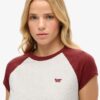 Raglan-T-Shirt aus Organic Cotton mit Logo