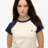 Raglan-T-Shirt aus Organic Cotton mit Logo
