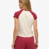 Raglan-T-Shirt aus Organic Cotton mit Logo