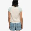 Raglan-T-Shirt aus Organic Cotton mit Logo