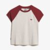 Raglan-T-Shirt aus Organic Cotton mit Logo