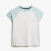 Raglan-T-Shirt aus Organic Cotton mit Logo
