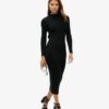 Rückenfreies, figurbetontes Midikleid