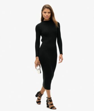 Rückenfreies, figurbetontes Midikleid