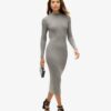 Rückenfreies, figurbetontes Midikleid