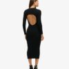 Rückenfreies, figurbetontes Midikleid