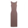 Rückenfreies Midi-Strickkleid Rückenfreies Midi-Strickkleid