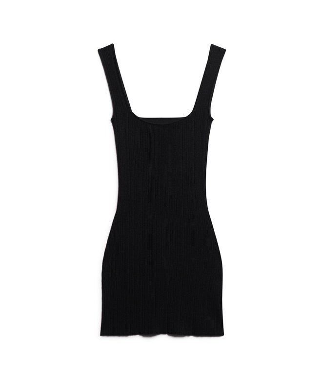 Rückenfreies Strick-Minikleid Rückenfreies Strick-Minikleid