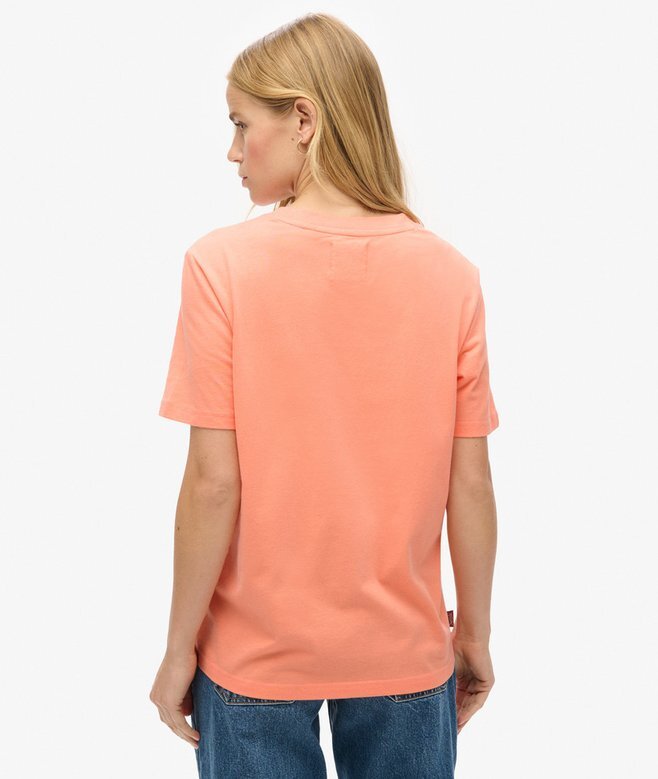 Relaxed-T-Shirt mit geprägtem Logo Relaxed-T-Shirt mit geprägtem Logo