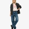 Relaxed T-Shirt mit Metallic-Logo Relaxed T-Shirt mit Metallic-Logo