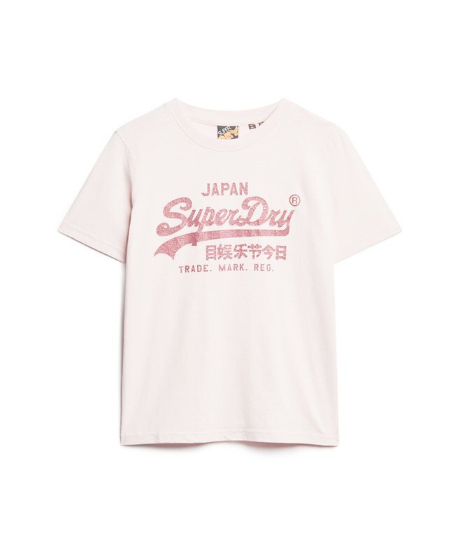 Relaxed T-Shirt mit Metallic-Logo Relaxed T-Shirt mit Metallic-Logo