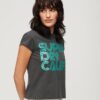 Retro-Glitzer-Logo-T-Shirt Retro-Glitzer-Logo-T-Shirt