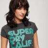 Retro-Glitzer-Logo-T-Shirt Retro-Glitzer-Logo-T-Shirt