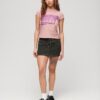 Retro-Glitzer-Logo-T-Shirt Retro-Glitzer-Logo-T-Shirt