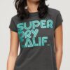 Retro-Glitzer-Logo-T-Shirt Retro-Glitzer-Logo-T-Shirt