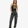 Retro Rocker Graphic Rib Cami Top Retro Rocker Graphic Rib Cami Top