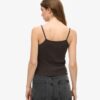 Retro Rocker Graphic Rib Cami Top Retro Rocker Graphic Rib Cami Top
