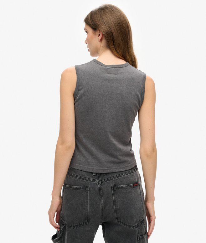 Retro-Slim-Oberteil mit Verzierungen Retro-Slim-Oberteil mit Verzierungen